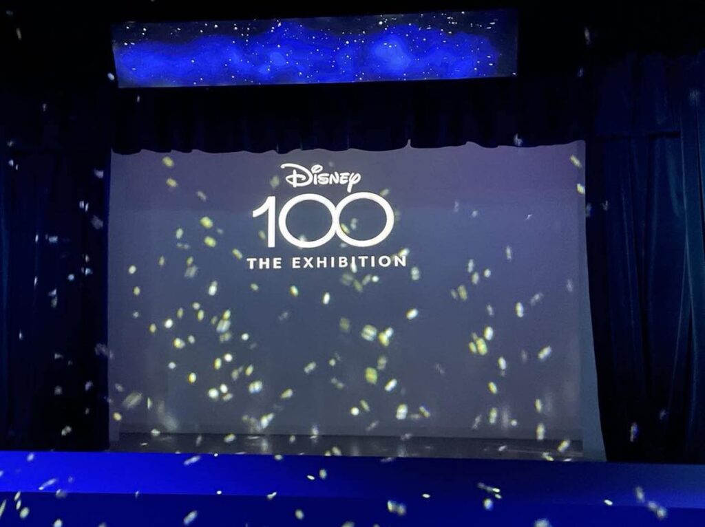 opening show to the Disney 100 Exhibition