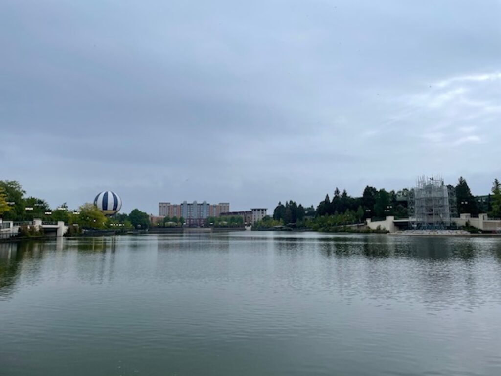 The view of the lake from Newport Bay