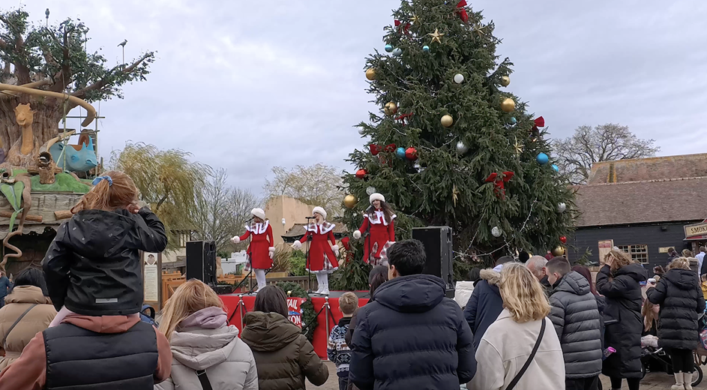 Jingle voice at a winters tail Chessington world of adventures